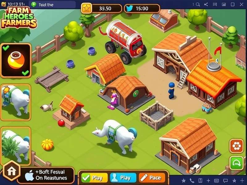 Farm Heroes Legendary Farmers gameplay screenshot